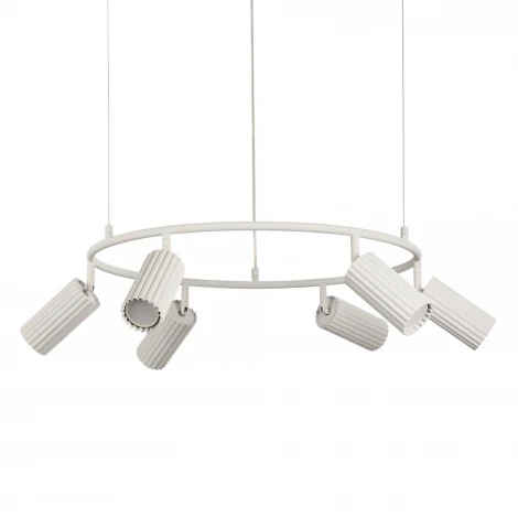 Подвесной светильник с гибким неоном MyFar Alex MR2171-6P (220V, на тросе, круглые)