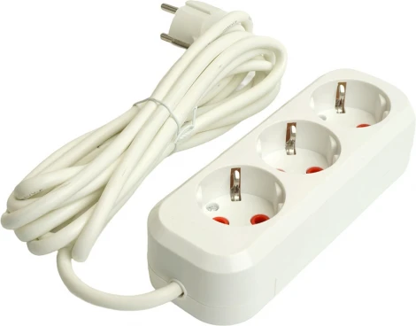 Удлинитель 4-х местный 3 метра с заземлением Stekker Home 49351