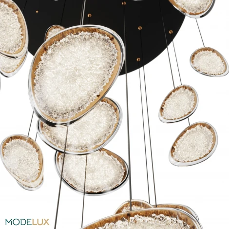 Подвесной светильник светодиодный с пультом с регулировкой цветовой температуры Modelux MODESTYLE MS.2326.25 BK