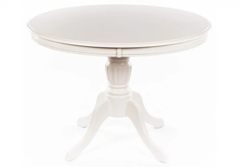Стол раскладной Woodville Toskana 106 молочно-белый 1087