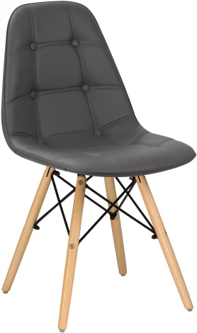 Стул обеденный BENNET (ножки светлый бук, серый)