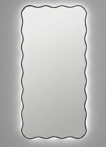 Fancy L LED Black Зеркало в раме с подсветкой Art-Zerkalo SM195LBL 13933