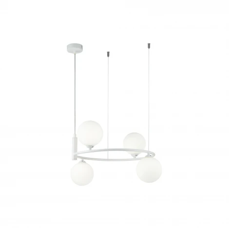 Подвесной светильник Maytoni Ring MOD013PL-04W (220V, на тросе, шарики, молекулы, солнечная система)