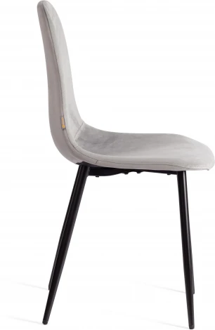 Стул BREEZE (mod. JSC-58) / 2 шт. в упаковке Tetchair (Велюр,Металл /Серый) арт.24480