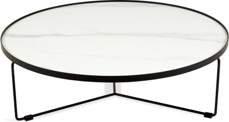 Столик журнальный Fonot major (Керамика/Белый,Черный) ОГОГО Обстановочка! арт.888856