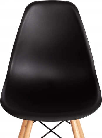 Стул CINDY (EAMES) (mod. 1801) / 1 шт. в упаковке (Дерево бук,Металл,Пластик /Черный)