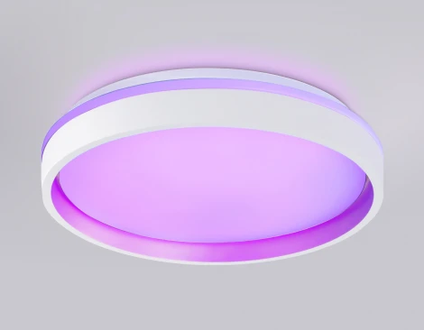 Потолочный светильник RGB круглый светодиодный с пультом Ambrella ORBITAL FZ601 (220V, круглые)