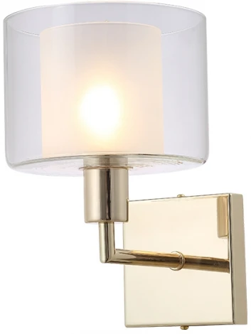 Бра Crystal Lux Maestro AP1 GOLD (220V, круглые)