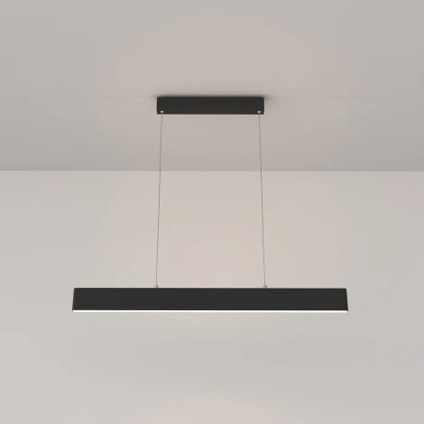 Подвесной линейный светильник Step 3000K 1x23Вт 120° LED Maytoni Technical P010PL-L23B (220V, на тросе)