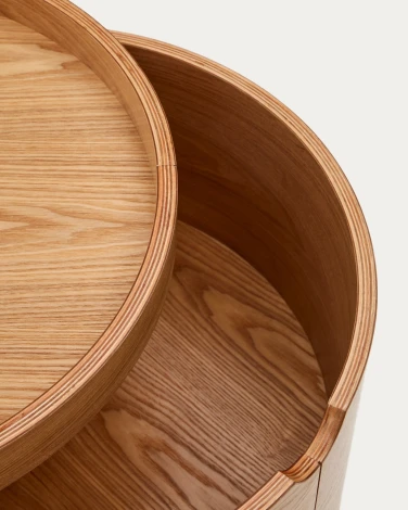 Тумба прикроватная La Forma (ex Julia Grup) Octavia (Фанера,Ясень)