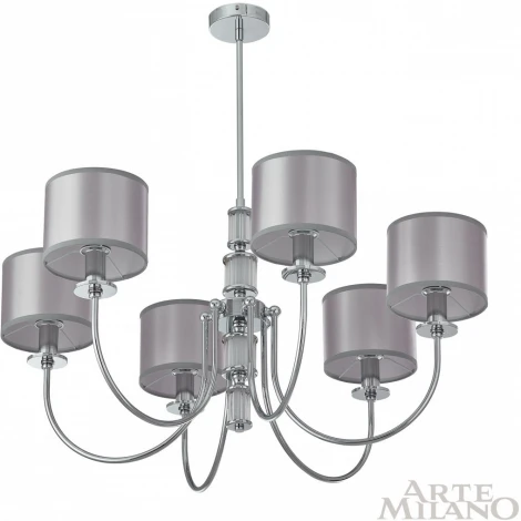 Потолочная люстра на штанге Arte Milano AM348401 348401/6 CR (220V)