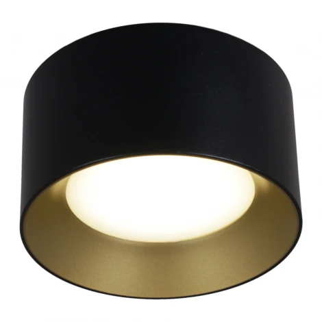 Точечный светильник Reluce 53060-9.5-001LD GX53 BK+GD