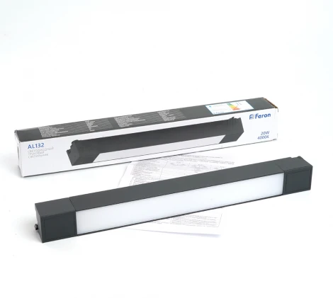 Трековый светодиодный светильник Feron AL132 48380 48V (220V, IP40)