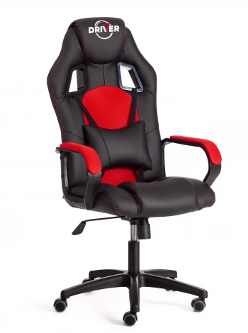 Кресло DRIVER (22) Tetchair (Черный,Красныйй).