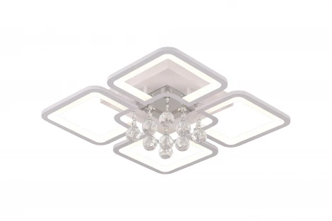 Потолочная люстра Natali Kovaltseva Cascade LED LAMPS 81157 (регулировка яркости, 220V, подвески, пульт управления)