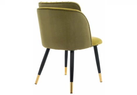 Обеденный стул на металлокаркасе Woodville Orly khaki / green 11784