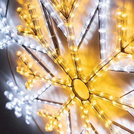 Световая фигура светодиодная ARD-SNOWFLAKE-M12-900x900-576LED White/Warm (230V, 36W) (Ardecoled, IP65) 034262