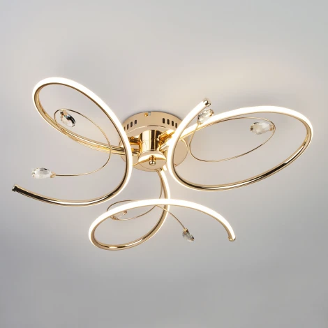 Потолочная люстра Eurosvet Saona 90099/3 золото