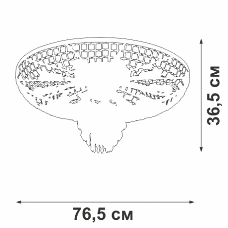 Потолочная люстра Vitaluce V5827-9/16PL