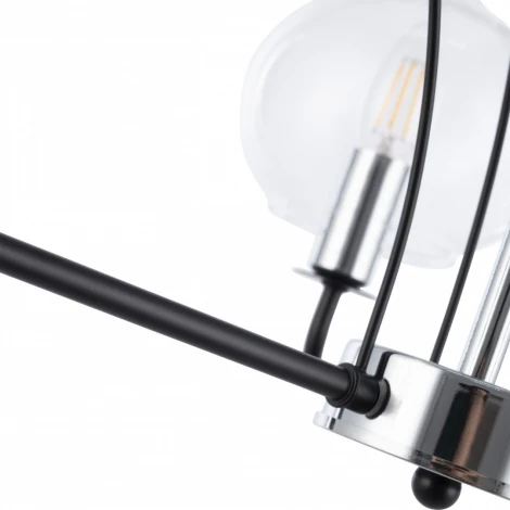 Потолочная люстра на штанге Arte Milano Napoli-321007 321007/3 BK.CR (220V, свеча)