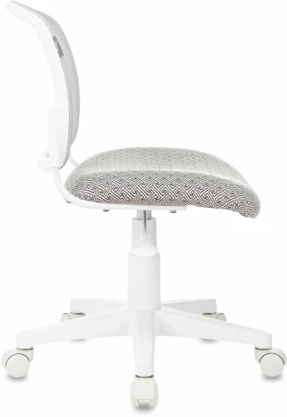 Кресло детское Бюрократ CH-W296NX светло-серый TW-02 Twist сетка/ткань крестов. пластик пластик белый