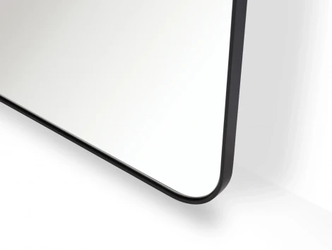 Зеркало Hola (МДФ,Зеркало/Черный) ОГОГО Обстановочка! арт.838250