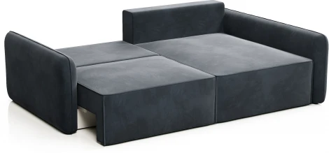 ПОРТЛЕНД Диван угловой серый D1 furniture арт.AAA41670004