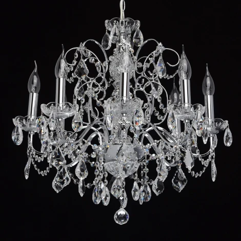 Подвесная люстра MW-Light Каролина 367013408 (220V, на цепи, подсвечник, свеча)