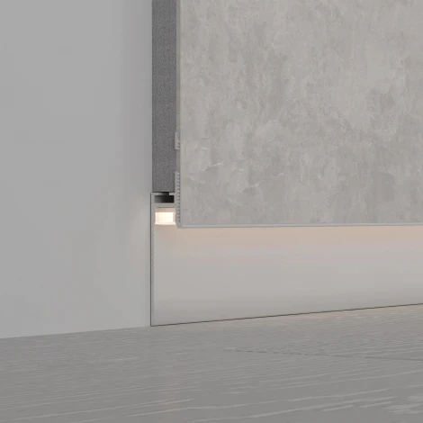 Профиль PLINTUS-FANTOM-H35-2000 WHITE (Arlight, Алюминий) 043666