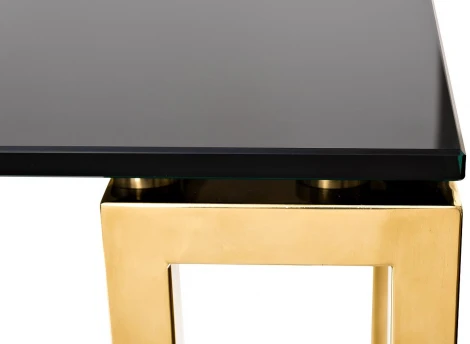 Консольный стол Garda Decor 13RXC3049-GOLD (Золото/Черный)