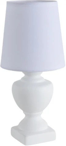 Настольная лампа Lumion Bianka 8163/1T белый, керамика/текстиль E14 1*40W 220V (выключатель)
