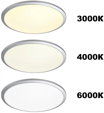 Светильник накладной влагозащищ. диммир. с датчиком движения (пульт ДУ в комплекте) Novotech Mask 359210 серый IP43 LED 36W 170-265V 3240Лм 3000-6000К