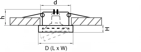 Встраиваемый точечный светильник Lightstar Mattoni 006234 (220V)