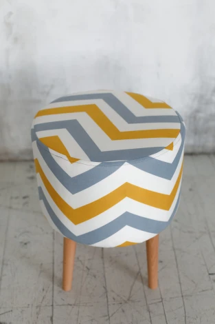 Пуф Dreambag Лекко Скандинавия Желто-Серый 13545