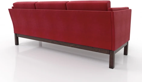 Диван Arsko Айверс Б венге красный шенилл