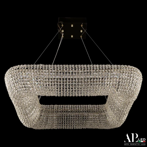 Подвесная люстра светодиодная APL LED Rimini S504.0.80.A.4000.Gold