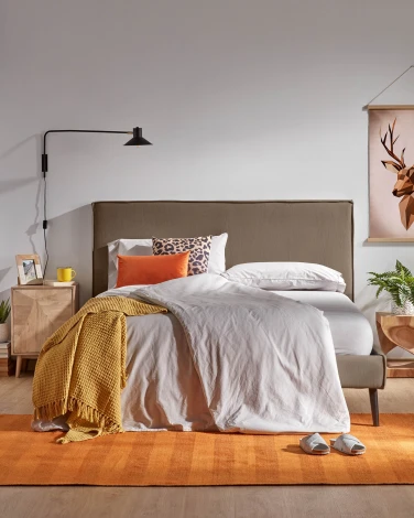 Тумба прикроватная La Forma (ex Julia Grup) Sarah (Дерево,Акация,МДФ,Манго)