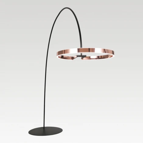 Торшер изогнутый Lussole Shoe LSP-0937 (LED, 220V, выключатель)