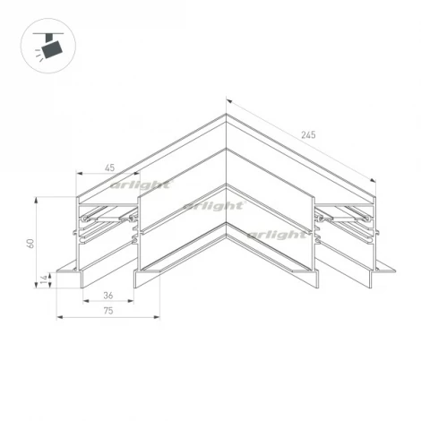 Коннектор Arlight 034681 (24V)