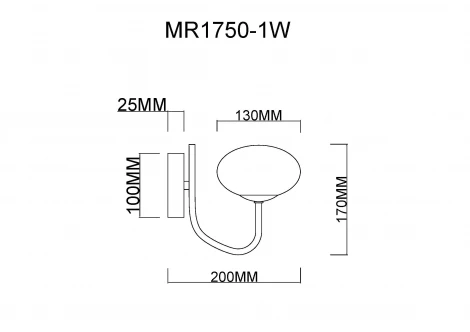 Бра MyFar Скотт MR1750-1W