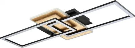 Потолочная люстра Lumion Goldy 8021/90CL черный/золотой/черный, металл/акрил с пультом ДУ LED 90W 220V 3000-6500К