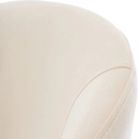 Стул-полукресло Bradex Home Emil кремовый с золотыми ножками (RF 0545)