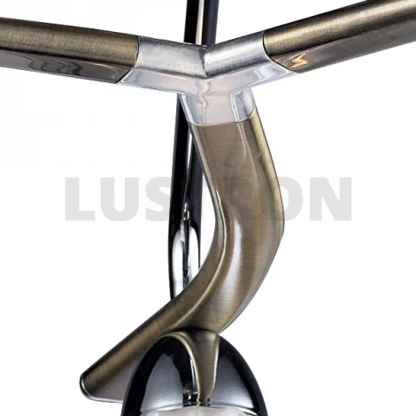 Потолочная люстра N-Light 404 404-03-13 chrome + antique brass