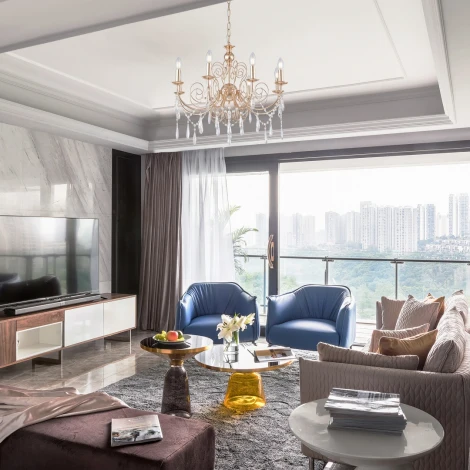 Подвесная люстра Arte Milano AM345620 345620/8 FGD (220V, подвески, на цепи, подсвечник, свеча)