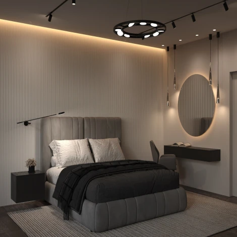 Подвесная люстра Maytoni Fad MOD070PL-L63B3K (LED, 220V, на тросе, круглые)