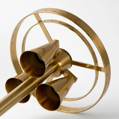 Торшер колонна Lussole Floyd LSP-0649 (220V, хрусталь, выключатель)