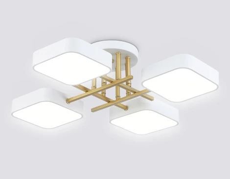 Потолочная люстра светодиодная на штанге с регулировкой цветовой температуры Ambrella COMFORT FL516341