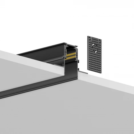 Шинопровод магнитный встраиваемый под гипсокартон 48V 3 м Hesby Lighting ElDeko HSBL_0184