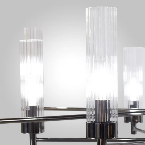 Подвесная люстра на штанге AM Group INDIGO INDIGO SP10 PEARL BLACK (220V)