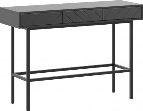 Стол консольный Boho ОГОГО (арт.769642), (ЛДСП,Металл,Стекло/Черный)